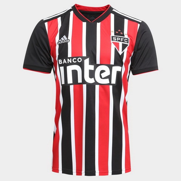 São Paulo Trikot Auswarts 2018-19 Rote Fussballtrikots Günstig